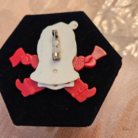 Vintage Santa Pin - Picture 3 of 5